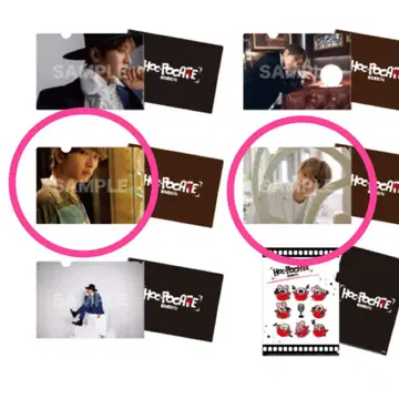 Nissy 카페 굿즈 클리어 파일 2매 세트