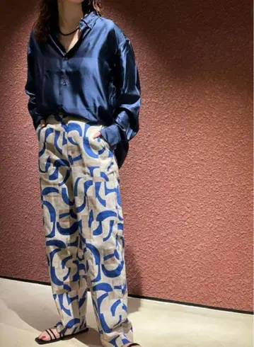 6 ROKU COTTON KIKA PANTS 34
