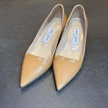 JIMMY CHOO 베이지 스틸레토 하이힐