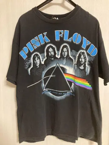 90s 00s PINK FLOYD 핑크 플로이드 광기 티셔츠 블랙 XL