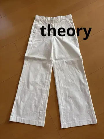 Theory 띠어리 와이드 팬츠 화이트 사이즈 2