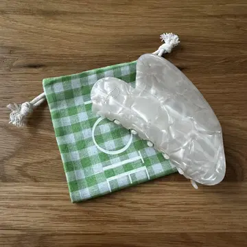 potete big heart clip white 하트 빅 클립