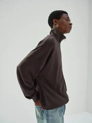 24aw SUPER HIGH GAUGE 스웨트 ZIP 블루종