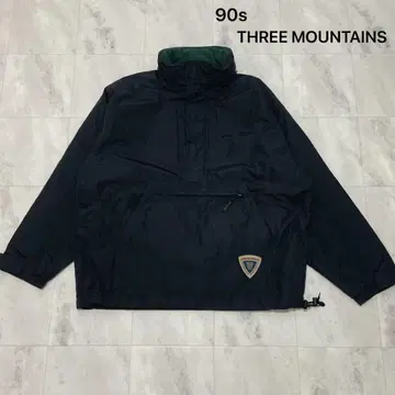 90s THREE MOUNTAINS WILD 아노락 후드티 나일론