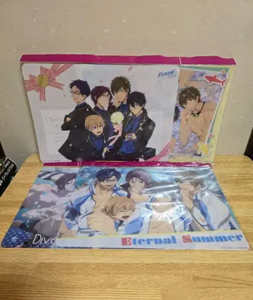 #1232 Free! 캐릭터 런치 매트 4종 세트