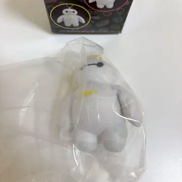 베이맥스 봉제 인형 참 옐로우 컬러 마스코트 키링