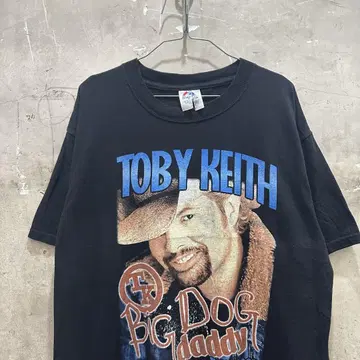 구제 의류 TOBY KEITH 토비 키이스 컨트리 뮤지션 핸드 티셔츠