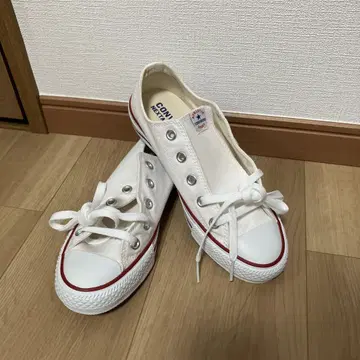 CONVERSE 화이트 스니커즈 23.0cm