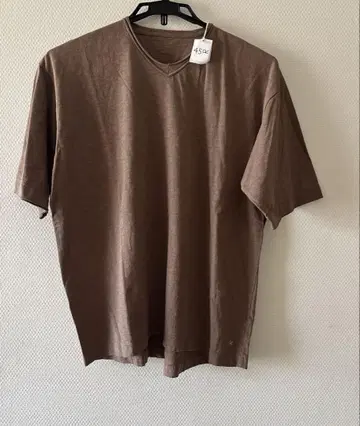 45rpm 브라운 V넥 티셔츠