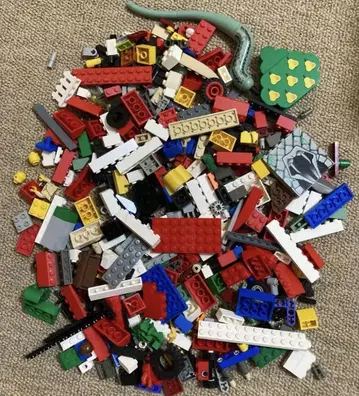 LEGO 블록 세트, 여러 색상의 다양한 부품 250725