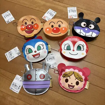 [ 미사용 ] 호빵맨 코인 퍼스 지갑 바이킨맨 짤랑이