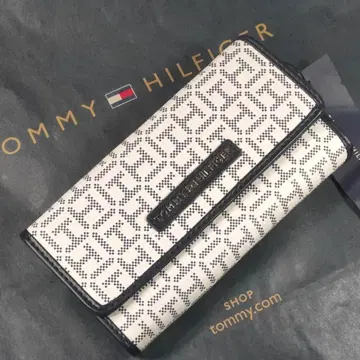 택 포함 TOMMY HILFIGER 타미힐피거 장지갑 #100
