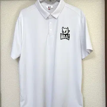 WAAC 피케 셔츠 화이트 XL