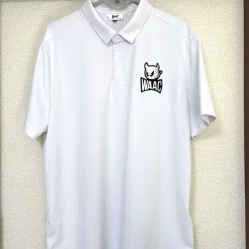 WAAC 피케 셔츠 화이트 XL