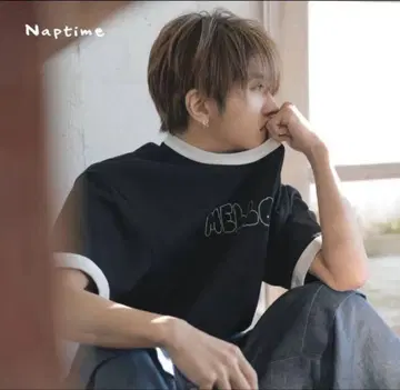 Naptime 링거 T셔츠 블랙 MELLOW 블랙 Nissy