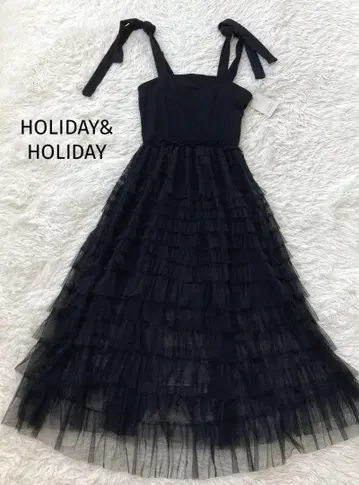HOLIDAY&HOLIDAY 새상품 튤 볼륨 티어드 원피스