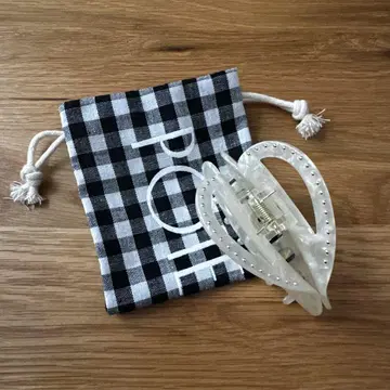 potete studs 하트 clip white 하트 클립