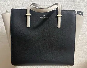 kate spade new york 바이컬러 토트백 블랙/화이트