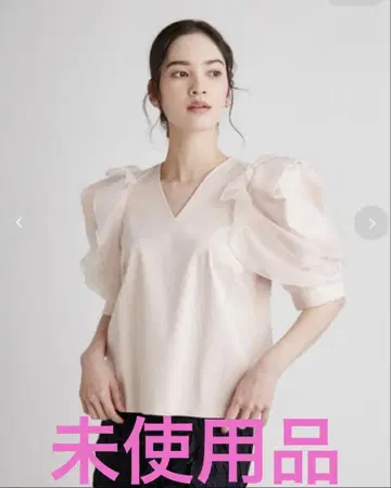 미사용품 CELFORD 셀포드 볼륨 슬리브 티셔츠 핑크 36