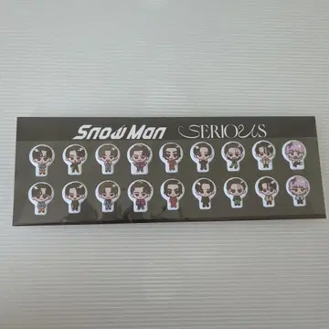 SnowMan SERIOUS 초회 A 혜택 씰