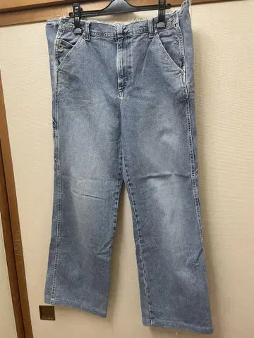 GUESS 와이드 배기 데님