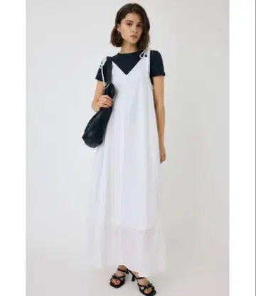 MOUSSY SHEER 깅엄 캐미 드레스