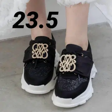 [새상품] RANDA 란다 비쥬 모노그램 파츠 스니커즈 M 23.5