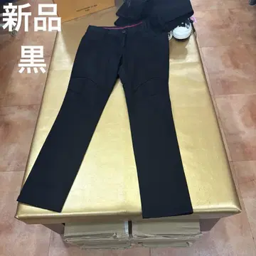 블랙 슬림한 진 무릎 절개 멋스러운 L 사이즈