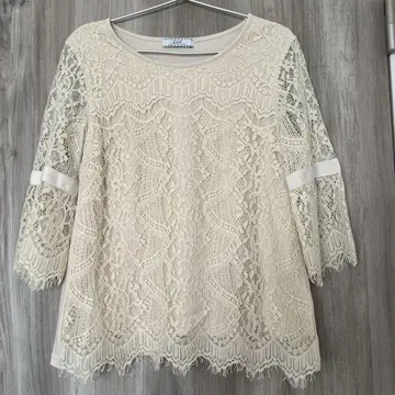 Zelal 모토마치 제랄 레이스 티셔츠 레이스 셔츠