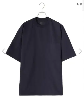 다이와 PIER39 TECH TEE POCKET CREW 네이비 L