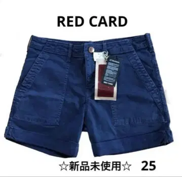 RED CARD 네이비 숏 팬츠 25
