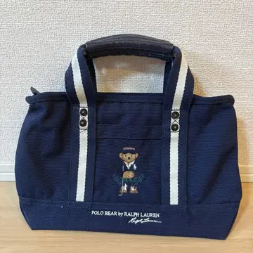 Ralph Lauren 폴로 베어 골프 토트백 네이비