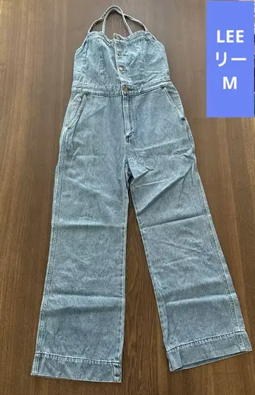 새상품급 Lee 마린 살로펫 레이스업 와이드 오버롤 M