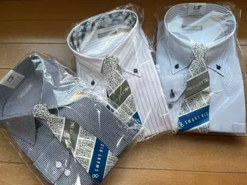 다림질 필요 없는 긴팔 와이셔츠 미사용