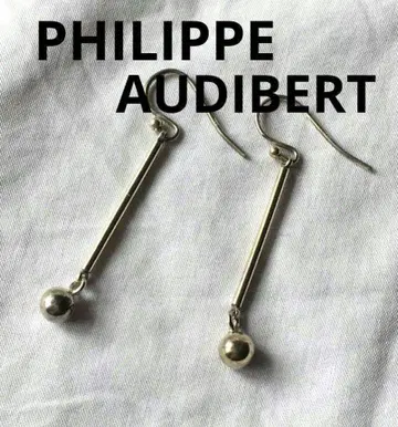 PHILIPPE AUDIBERT 실버 스틱 귀걸이 SILVER
