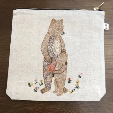 코랄 앤 태스크 파우치 곰 부모와 아이