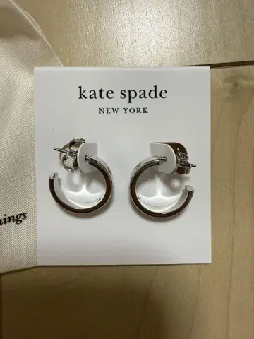 kate spade new york 별 후프 귀걸이