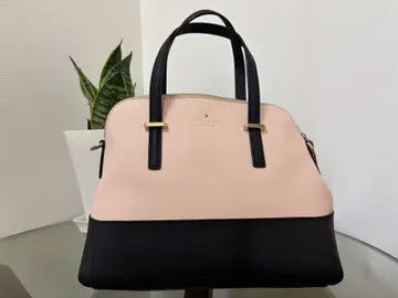 kate spade 핑크 블랙 토트백