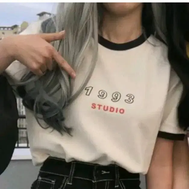 【1993studio】24SS★ Lettering Ringer Crop T-Shirt MUSINSA | 1993STUDIO Lettering Ringer Cropped T-shirt_Gray