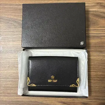 MARY QUANT 블랙 두겹 카드 케이스
