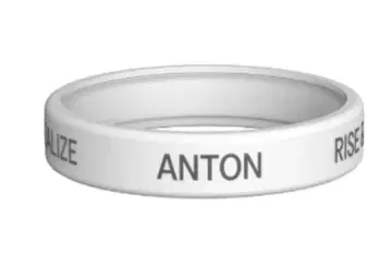 ANTON 반지 화이트