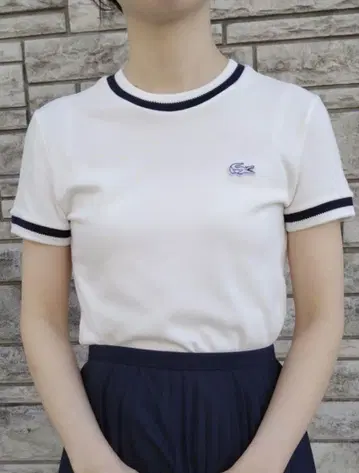 라코스테 반팔 티셔츠 36 화이트