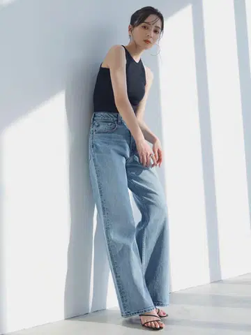 anuans Wide leg denim 와이드 레그 데님