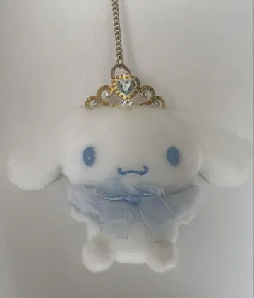 시나모롤 키홀더 봉제 인형 티아라