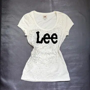 Lee Vintage Y2K 피치 T 화이트 그런지/갸루/헤이세이 레트로