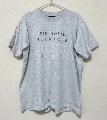 BoTT / ALPHABET TEE / ASH
