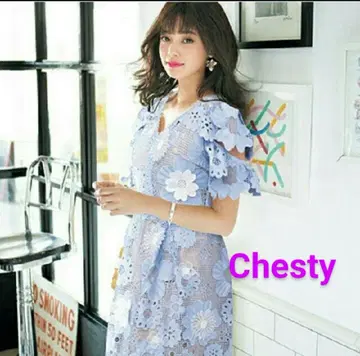 Chesty 체스티 플라워 레이스 원피스 새상품급 새상품급