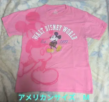 DISNEY WORLD 디즈니 미키 티셔츠 Hanes 제작 1971