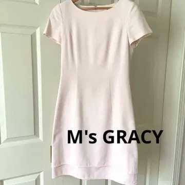 M's GRACY 핑크 원피스 반팔 엠즈 그레이시 일본제