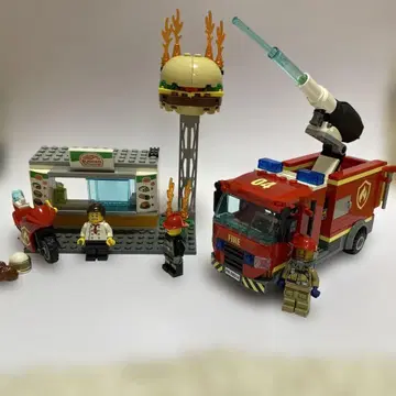 LEGO 햄버거 샵 화재 60214